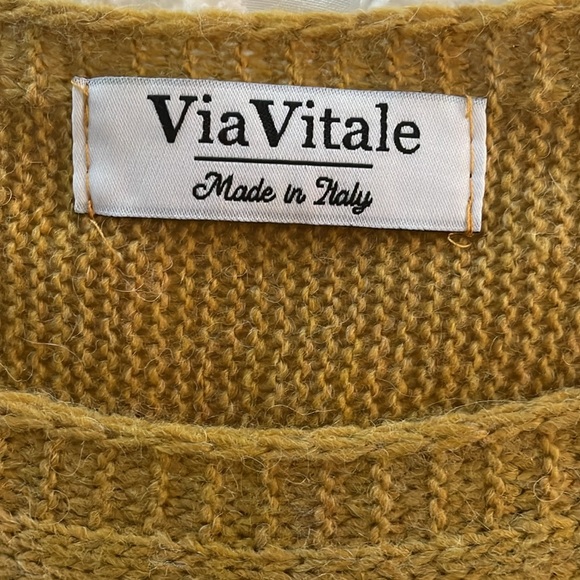 Via Vitale foil print sweater - Picture 7 of 10